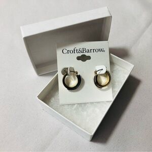 New Croft and Barrow gold/silver hoops